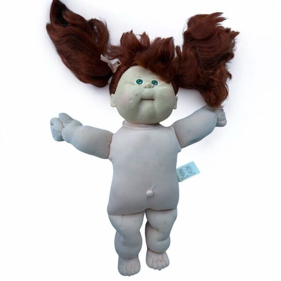 Cabbage Patch Kids 1983 Talking Doll Red Hair Green Eyes Coleco Vintage - Picture 4 of 17